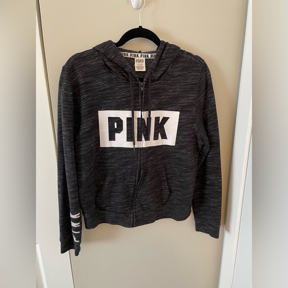 Pink hoodie in size Large